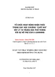 Tóm tắt luận văn Thạc sĩ Khoa học Giáo dục: Tổ chức hoạt động nhận thức trong dạy học chương “Chất khí” Vật lí 10 trung học phổ thông với sự hỗ trợ của E-Learning