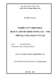 Luận văn Thạc sĩ Công nghệ thông tin: Nghiên cứu triển khai dịch vụ truyền hình tương tác - VOD trên hạ tầng mạng VTVcab