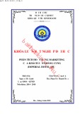 Khóa luận tốt nghiệp Quản trị kinh doanh: Phân tích hoạt động Marketing của khách sạn Hoàng Cung (Imperial Hotel) Huế