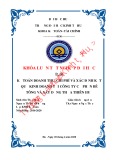 Khóa luận tốt nghiệp Kế toán-Tài chính: Kế toán doanh thu, chi phí và xác định kết quả kinh doanh tại Công ty cổ phần bê tông và xây dựng Thừa Thên Huế
