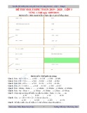 Đề thi ViOlympic Toán lớp 3 vòng 1 năm 2019-2020
