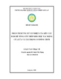 Luận văn Thạc sĩ Kỹ thuật xây dựng: Phân tích ứng xử cơ nhiệt của kết cấu dầm bê tông cốt thép khi chịu tác động của lửa và tải trọng cơ đồng thời