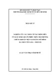 Luận văn Thạc sĩ Kinh tế: Nghiên cứu các nhân tố tác động đến tỷ suất sinh lợi cổ phiếu trên thị trường chứng khoán Việt Nam bằng mô hình ba nhân tố Fama – French