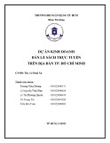 Báo cáo dự án Kinh doanh bán lẻ sách trực tuyến trên địa bàn Tp. Hồ Chí Minh