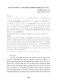 Nhãn sinh thái – công cụ hỗ trợ phát triển bền vững