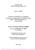 Luận văn Thạc sĩ Nông nghiệp: Đánh giá ảnh hưởng của chế phẩm Trichoderma - Pseudomonas đến sinh trưởng phát triển và bệnh héo rũ hại lạc ở Quảng Bình