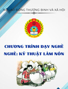 Chương trình dạy nghề trình độ sơ cấp: Kỹ thuật làm nón