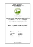 Khoá luận tốt nghiệp Đại học: Ảnh hưởng của chế độ bón phân đến sinh trưởng của cây Sói rừng (Sarcandra glabra) tại vườn ươm trường Đại học Nông lâm Thái Nguyên