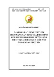 Luận văn Thạc sĩ Y học: Đánh giá tác phục hồi chức năng vận động của điện châm kết hợp phương pháp dưỡng sinh điều trị tai biến mạch máu não giai đoạn phục hồi