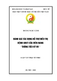 Luận văn Thạc sĩ Y học: Đánh giá tác dụng hỗ trợ điều trị bệnh gout của viên nang “Thống Tiêu Kỳ HV”