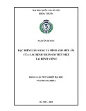 Khóa luận tốt nghiệp ngành Y đa khoa: Đặc điểm lâm sàng và hình ảnh siêu âm của các bệnh nhân sỏi tiết niệu tại Bệnh viện E