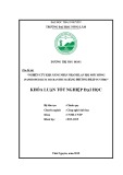 Khóa luận tốt nghiệp đại học: Nghiên cứu khả năng nhân nhanh lan Hài Mốc Hồng (Paphiopedilum micranthum) bằng phương pháp in vitro