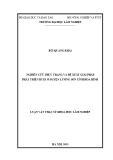 Luận văn Thạc sĩ Khoa học lâm nghiệp: Nghiên cứu thực trạng và đề xuất giải pháp phát triển RTSX ở huyện Lương Sơn tỉnh Hoà Bình