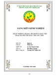 Sáng kiến kinh nghiệm Mầm non: Kinh nghiệm chỉ đạo, bồi dưỡng giáo viên tham gia hội thi Giáo viên dạy giỏi