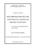 Luận văn Thạc sĩ Kinh tế: Hoàn thiện hoạt động quản trị nguồn nhân lực tại Trung tâm Khai thác Tân Sơn Nhất