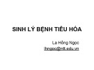Bài giảng Sinh lý bệnh tiêu hóa - La Hồng Ngọc