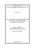 Luận văn Thạc sĩ Quản lý kinh tế: Tăng cường công tác thanh tra tài chính đối với các đơn vị hành chính sự nghiệp tại tỉnh Bắc Kạn