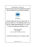 Luận văn Thạc sĩ Chính sách công: Đánh giá hiệu quả quản lý nhà nước về đào tạo nhân lực y tế trình độ trung cấp chuyên nghiệp theo hình thức cử tuyển và đào tạo theo địa chỉ tỉnh Cà Mau