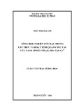 Luận văn Thạc sĩ Hoá học: Tổng hợp, nghiên cứu đặc trưng cấu trúc và hoạt tính quang xúc tác của nano spinel NiFe2O4 pha tạp Co2+
