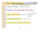 Bài giảng Nhiệt động lực học: Chương 5.1 - TS. Hà Anh Tùng