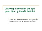 Bài giảng Kỹ thuật phần mềm ứng dụng: Chương 5.4 - Viện Điện tử Viễn thông (ĐH Bách Khoa HN)