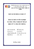 Tóm tắt Đồ án tốt nghiệp Công nghệ kỹ thuật điện tử và truyền thông: Thiết kế mô hình cân điện tử