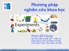 Bài giảng Phương pháp nghiên cứu khoa học - Bài 1: Trình bày luận văn tốt nghiệp, cách viết tổng quan; Bibliography