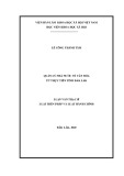 Luận văn Thạc sĩ Luật Hiến pháp và Luật Hành chính: Quản lý Nhà nước về văn hóa từ thực tiễn tỉnh Đắk Lắk
