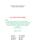 Sáng kiến kinh nghiệm THPT: Rèn luyện năng lực tư duy phản biện cho học sinh lớp 10 qua hai văn bản đọc hiểu Tấm Cám, Truyện An Dương Vương và Mị Châu - Trọng Thủy (Ngữ văn 10 - tập 10)