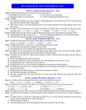 Bộ 27 đề thi học kì 1 môn Hóa lớp 9 TP.HCM năm 2013-2015