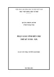 Luận văn Thạc sĩ Tôn giáo học: Phật giáo tỉnh Bến Tre thế kỷ XVIII - XIX