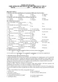 Phiếu hướng dẫn học sinh tự học môn Tiếng Anh lớp 10 tuần 17 năm 2021-2022 - Trường THPT Võ Thị Sáu