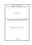Luận văn Thạc sĩ Khoa học môi trường: Xây dựng các giải pháp cải tạo, phục hồi môi trường sau khai thác khu mỏ Khe Sim – Lộ Trí – Đèo Nai