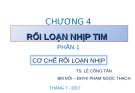 Bài giảng ECG - Chương 4: Rối loạn nhịp tim (Phần 1)