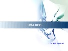 Bài giảng Hóa keo - Chương 9: Sự bền vững hệ keo (TS. Ngô Thanh An)