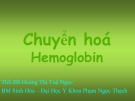 Bài giảng Chuyển hóa Hemoglobin - ThS.BS.Hoàng Thị Tuệ Ngọc