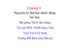 Bài giảng Vật lý đại cương 1 - Chương 9: Nguyên lý thứ hai nhiệt động lực học (PGS. TS Đỗ Ngọc Uấn)
