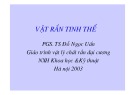Bài giảng Vật lý đại cương 3 - Chương 9: Tinh thể và vô định hình