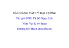 Bài giảng Vật lý đại cương 3 - Chương 7: Vật lý nguyên tử