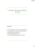 Bài giảng Kế toán tài chính 1 - Chương 6: Kế toán tài sản đầu tư tài chính