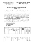 Mẫu kế hoạch hoạt động tổ chuyên môn nhà trẻ