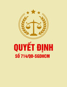 Quyết định 714/QĐ-SGDHCM