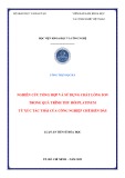 Luận án Tiến sĩ Hóa học: Nghiên cứu tổng hợp và sử dụng chất lỏng ion trong quá trình thu hồi platinum từ xúc tác thải của công nghiệp chế biến dầu