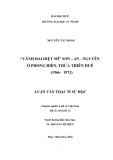 Luận văn Thạc sĩ Lịch sử: "Vành đai diệt Mĩ" Sơn-An-Nguyên ở Phong Điền, Thừa Thiên Huế (1966-1973)