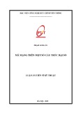 Luận án Tiến sĩ Kỹ thuật Điện tử: Mã mạng trên một số cấu trúc đại số