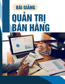 Bài giảng môn học Quản trị bán hàng: Phần 7