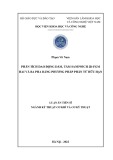 Luận án Tiến sĩ Kỹ thuật: Phân tích dao động dầm, tấm sandwich 2D-FGM hai và ba pha bằng phương pháp phần tử hữu hạn