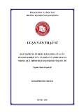 Luận văn Thạc sĩ Kinh tế quốc tế: Đẩy mạnh xuất khẩu hàng hóa của các doanh nghiệp vừa và nhỏ của CHDCND Lào trong quá trình hội nhập kinh tế quốc tế