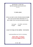 Luận văn thạc sĩ Tài chính ngân hàng: Nâng cao chất lượng tín dụng doanh nghiệp xây lắp tại Ngân hàng TMCP Đầu tư và Phát triển Việt Nam chi nhánh Hoàn Kiếm