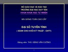 Bài giảng Đại số tuyến tính - Chương 0: Kiến thức chuẩn bị
